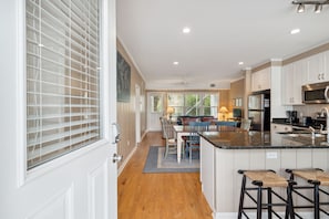 Fridge, microwave, oven, stovetop - Walk to beach, screened porch, single level, updated kitchen and baths! (Isle of Palms)