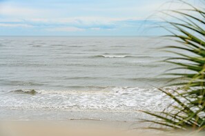On the beach