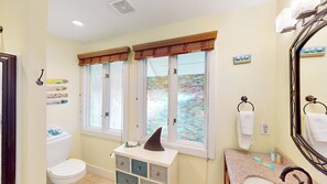 Shower, towels
