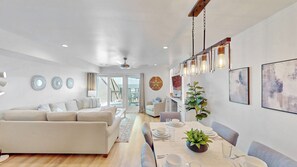 Dining - Beautifully decorated two-story condo with great oceanfront views and pool (Isle of Palms)