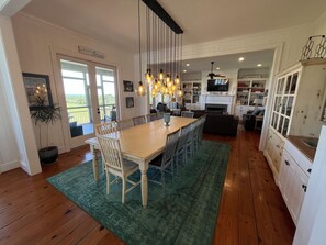 Dining - 2106 Palm Blvd-Oceanfront, private beach path, screened porch and elevator! (Isle of Palms)