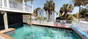 Beautiful two-story home with private pool and beach access one block away