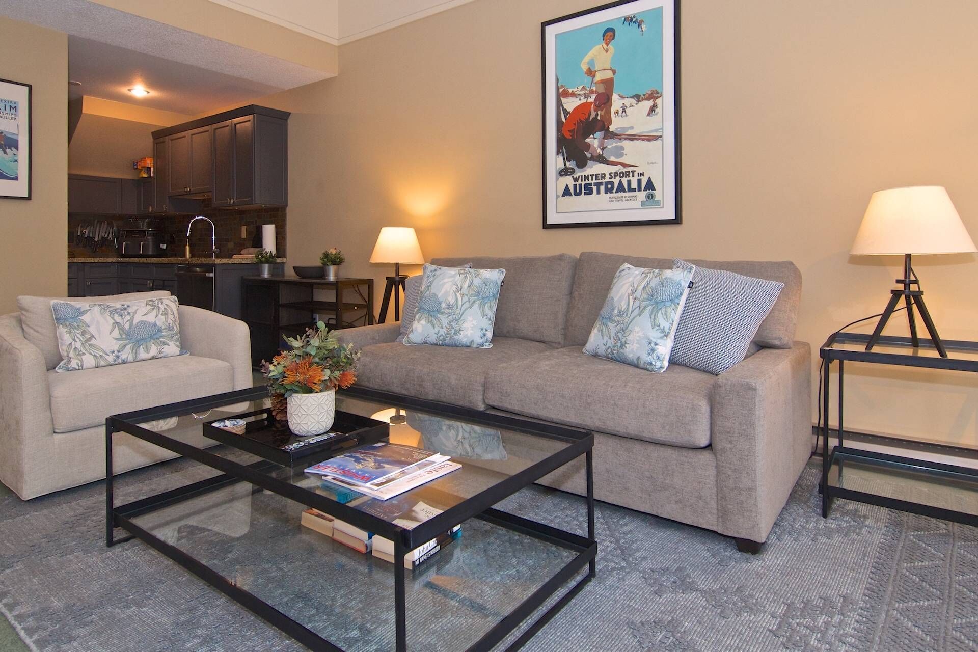 Télévision, cheminée