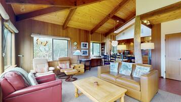 Télévision, lecteur de DVD, livres, chaßne hi-fi