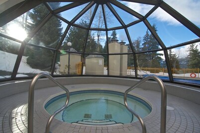 BEST VALUE in WHISTLER- Beautiful Ski In/Ski Out property. Heated outdoor pool and hot tub