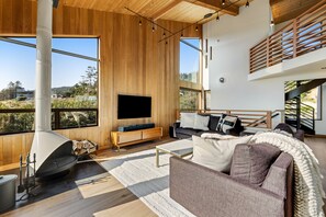 Télévision, lecteur de DVD, livres