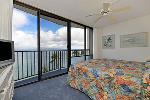 2 bedrooms, iron/ironing board, Internet, bed sheets - Ocean Front @ Great Price-8th Floor- Listen to Ocean from the Master Bedroom  (Lahaina)