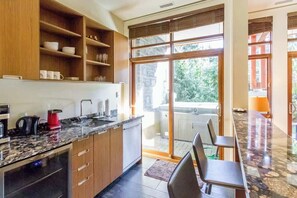 Fridge, microwave, oven, stovetop - Luxury Town home, Private Hot Tub, Views & Private (Whistler)