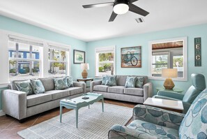 TV - Island Daze | Newly Renovated Beach Retreat Steps from Bridge Street (Bradenton Beach)
