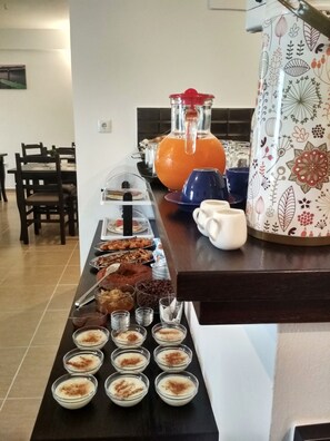 Gratis frukostbuffé varje dag 