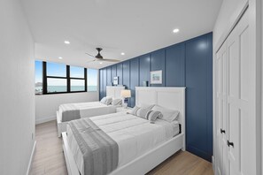 2 bedrooms, iron/ironing board, WiFi, bed sheets - Beachfront Condo | Views of Beach & Spacious Pool (Marco Island)