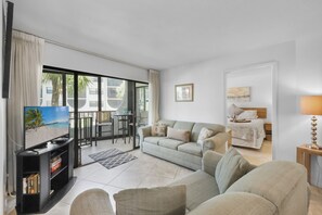 TV - Cabana-Style Waterfront Condo | Steps to Olde Marco (Marco Island)