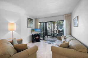 TV - Cabana-Style Waterfront Condo | Steps to Olde Marco (Marco Island)