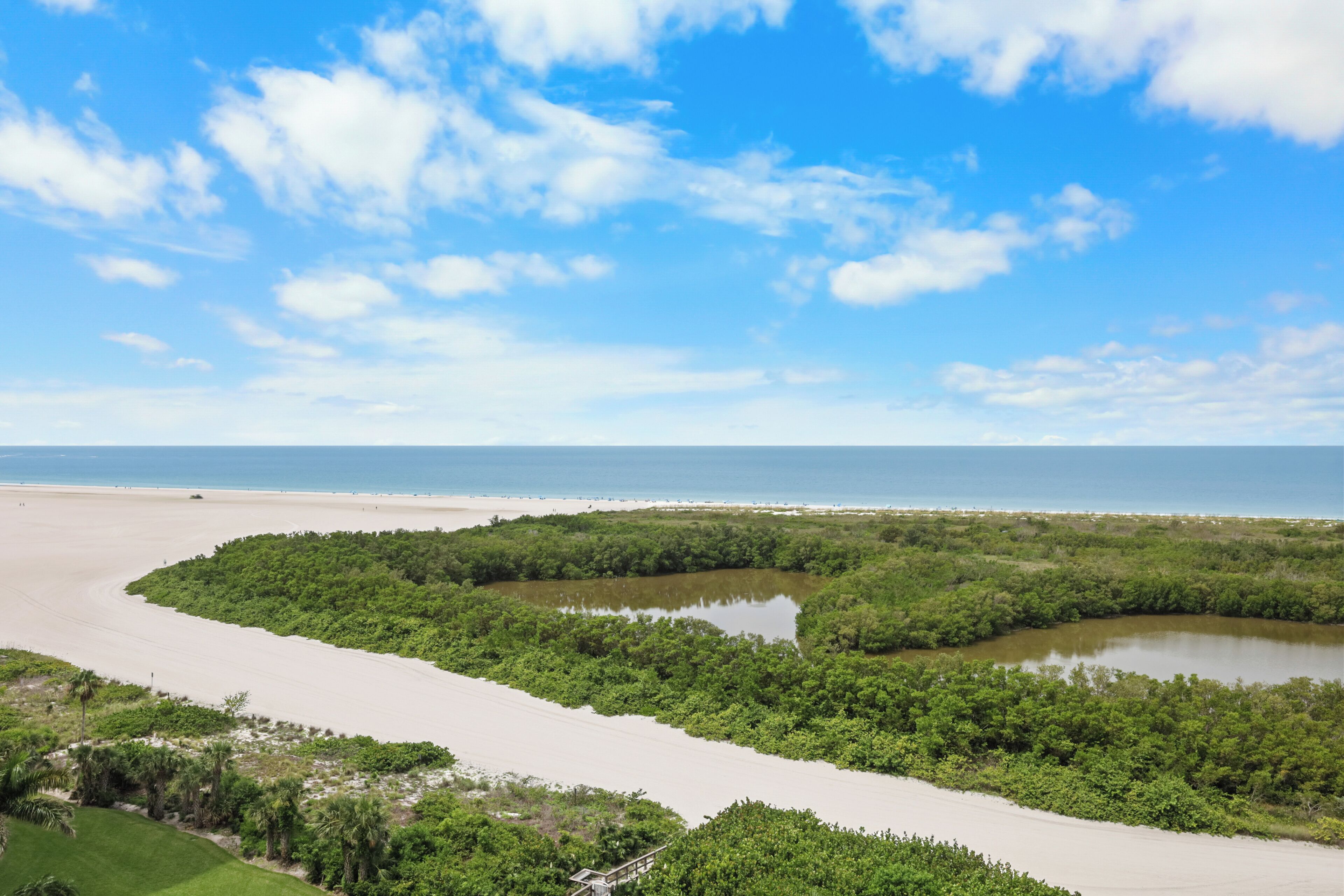 Accommodatie ligt op het strand