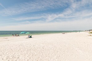 On the beach