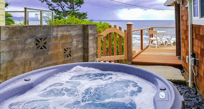Cabaña completamente renovada con vista al mar. A pie de la playa !!