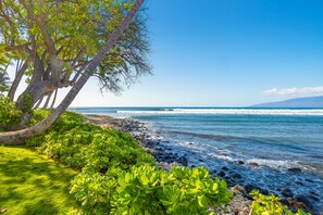 On the beach - Puamana 58-1 Oceanfront Comfort in Puamana (Lahaina)