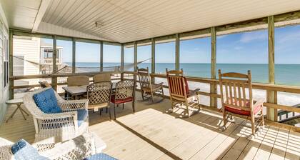Sunset Lodge extremo sur de Pawleys Island Creek Dock excelentes vistas desde Porches