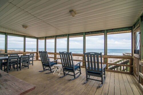 Sunset Lodge South End von Pawleys Island Creek Dock Große Aussicht von Porches