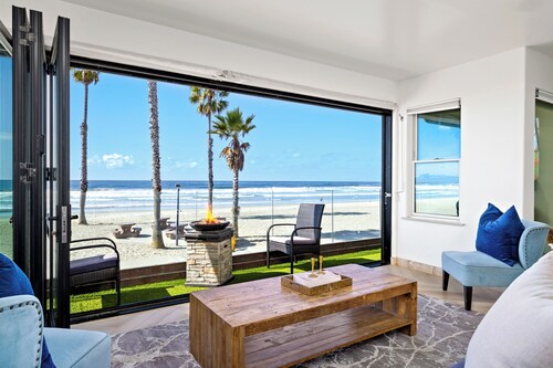 Beachfront Bliss - Panoramic Doors & Beach Access - 702-1