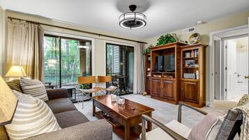 TV, DVD player, offices