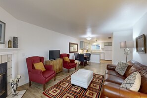 Una televisión, libros