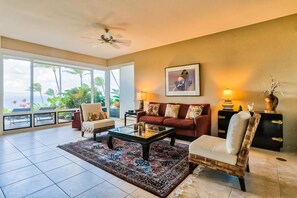 TV, DVD player - Ground-Floor, Ocean-View Haven with Lanai, Tennis, Resort Pool, and Beach Access (Lahaina)
