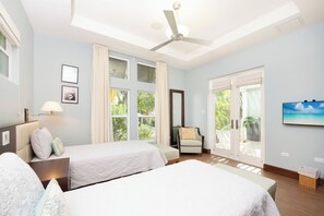 2 Schlafzimmer, Zimmersafe, kostenloses WLAN, Bettwäsche