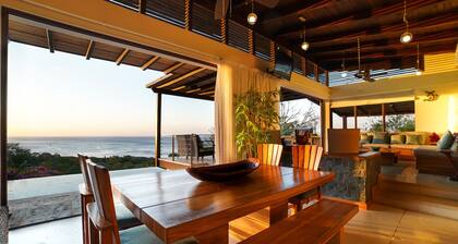 Breathtaking Ocean View Retreat with Private Pool, Close to Beach & Town