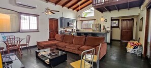 Smart TV, reproductor de DVD, libros y estéreo 