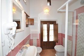 Shower, hair dryer, bidet