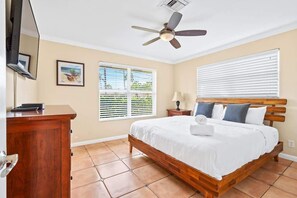 3 bedrooms, iron/ironing board, travel cot, WiFi