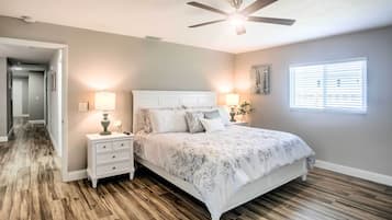 3 bedrooms, internet, bed sheets