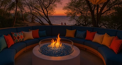 VIP Beach Estate w/ Private Pool, Fire Pit & Elegant Interiors, Prime Beachfront Tamarindo Location