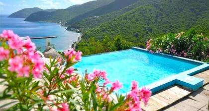 'Tortola Adventure' Private Villa: Ocean-View Pool