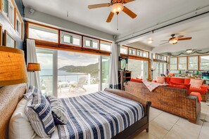 3 bedrooms, Internet, bed sheets - 'Tortola Adventure Villa': Private Ocean-View Pool (West End)