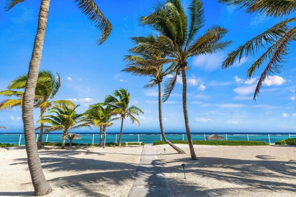 On the beach - Kozy Kai - Sealodge 17 - Romantic Beachfront cottage by Cayman Villas! (Cayman Kai)