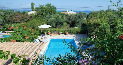 Beach Villa Blue - Seaside Villa Rental on Corfu Island, Greece