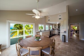 Dining - Fischer's Reef: Spacious, Luxury Beach Villa w/ Heated Infinity Pool & Amazing Snorkeling (Rum Point)