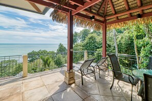 Terrace/patio - Exceptional Dog-Friendly Treetop Condo with Ocean Views & Breezy Balcony (Dominical)