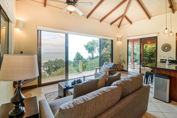 TV - Exceptional Dog-Friendly Treetop Condo with Ocean Views & Breezy Balcony (Dominical)