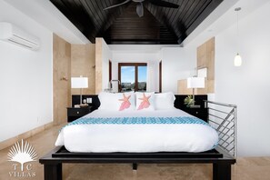 1 bedroom, internet, bed sheets - TC Villas -Ocean Edge -Luxe Private Pool & Beach View (Providenciales)
