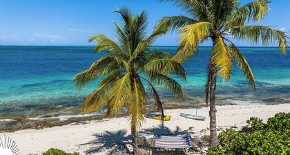 Turtle Beach Villa 5BR en Grace Bay Beach con hamacas de playa y piscina