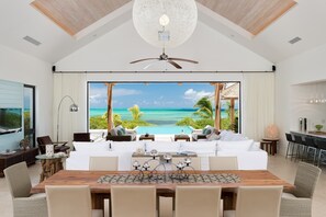 Dining - TC Villas -Castaway -Luxury Beachfront for Extended Families & Groups (Providenciales)