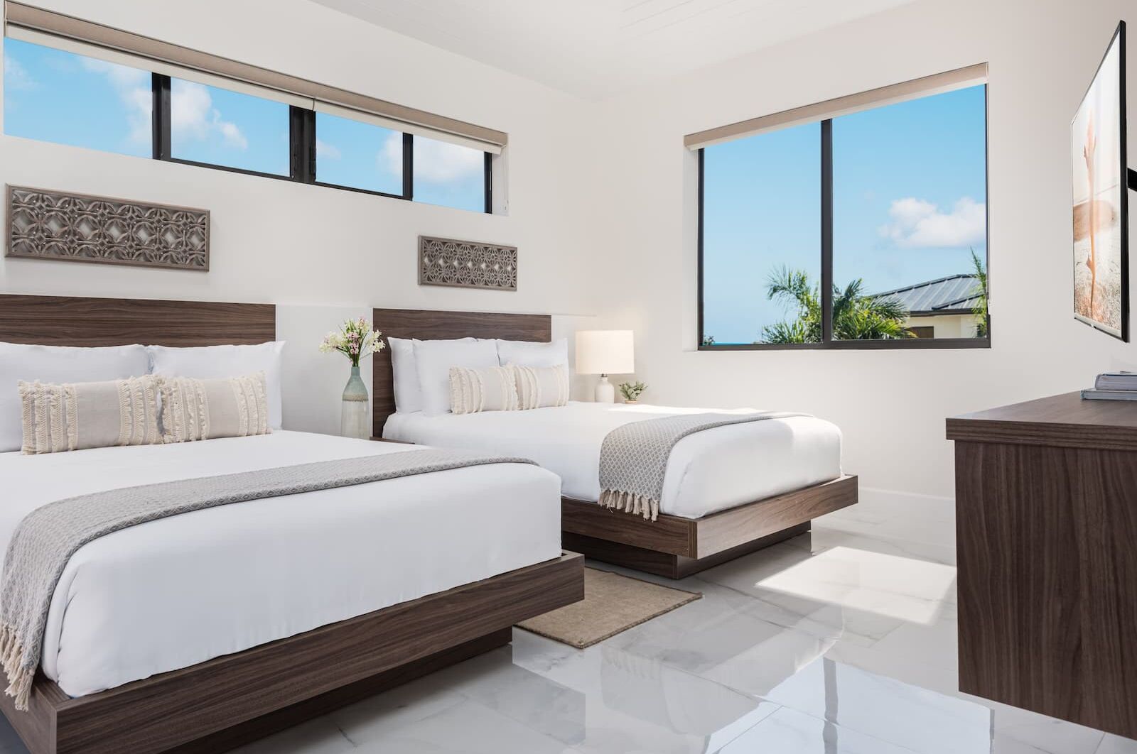 4 soverom, strykejern/-brett og sengetøy