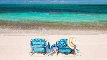 På stranden, liggestole