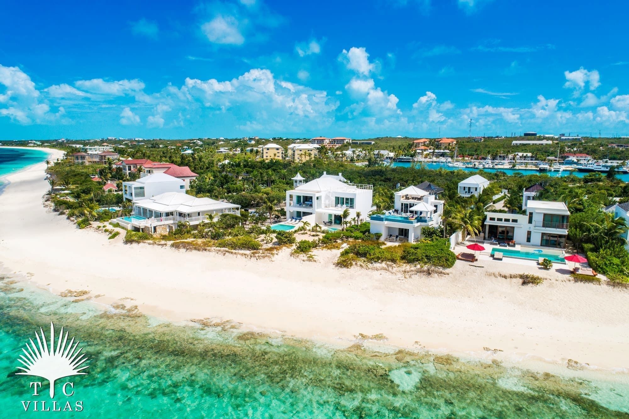 On the beach, sun-loungers, beach towels