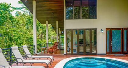 Secluded Jungle Retreat with Private Pool, WiFi, & Amazing Views from Every Room