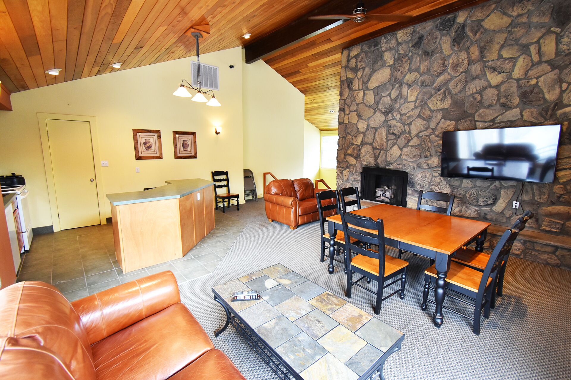 تلفزيون، مدفأة