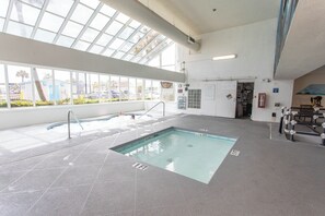Indoor pool, a heated pool - OCEANFRONT LARGE 2 BEDROOM CONDO (Murrells Inlet)